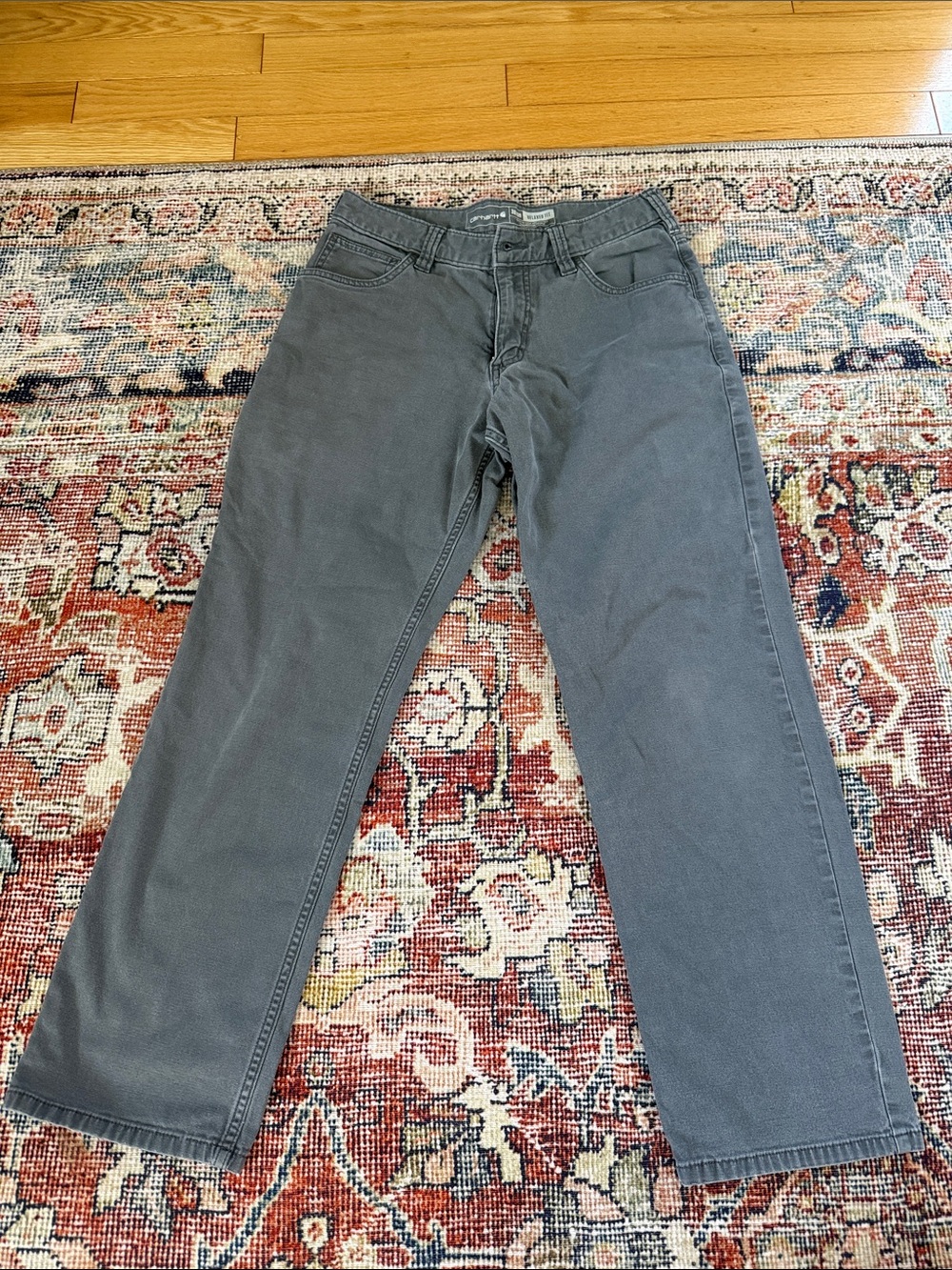 Carhart women gray jeans 30x30"